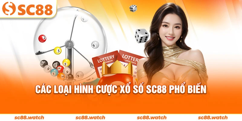 Các loại hình cược xổ số SC88 phổ biến 